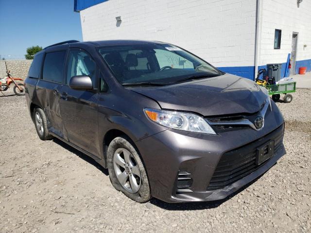 Salvage cars for sale from Copart Farr West, UT: 2020 Toyota Sienna LE