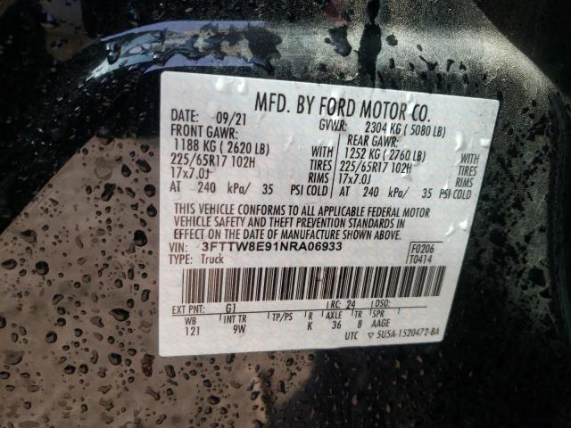 2022 FORD MAVERICK X 3FTTW8E91NRA06933