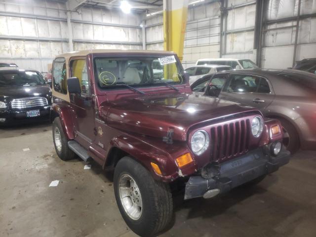Salvage cars for sale from Copart Woodburn, OR: 2002 Jeep Wrangler