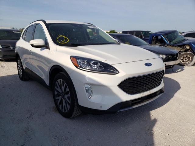 Salvage cars for sale from Copart West Palm Beach, FL: 2020 Ford Escape Titanium
