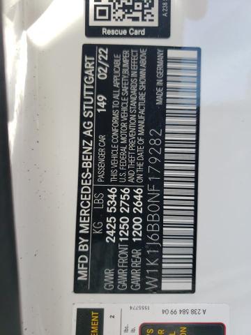 2022 MERCEDES-BENZ E AMG 53 W1K1J6BB0NF179282