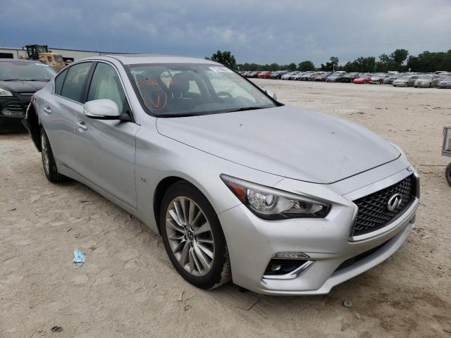 Salvage cars for sale from Copart Kansas City, KS: 2020 Infiniti Q50 Pure