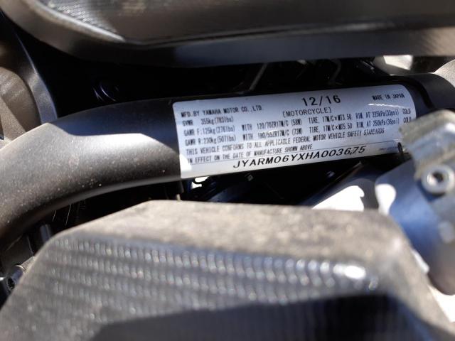 2017 YAMAHA FZ07 JYARM06YXHA003675