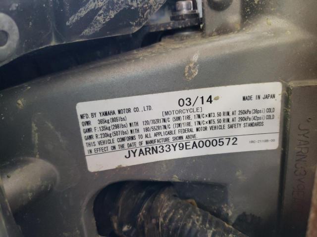 2014 YAMAHA FZ09 C JYARN33Y9EA000572