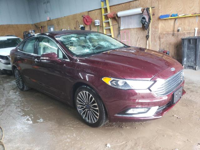 Salvage cars for sale from Copart Kincheloe, MI: 2017 Ford Fusion SE