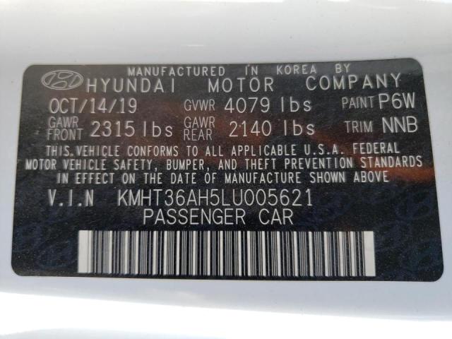 2020 HYUNDAI VELOSTER N KMHT36AH5LU005621