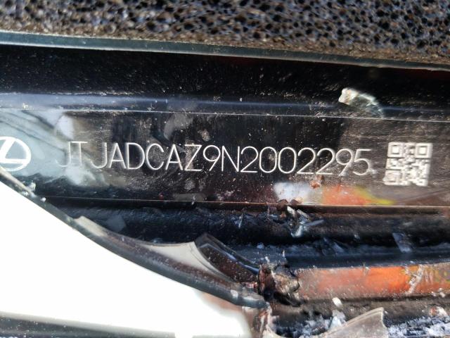 2022 LEXUS NX 250 JTJADCAZ9N2002295