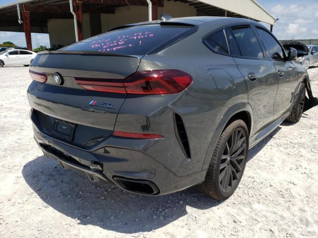 2021 BMW X6 M50I 5UXCY8C00M9F77369