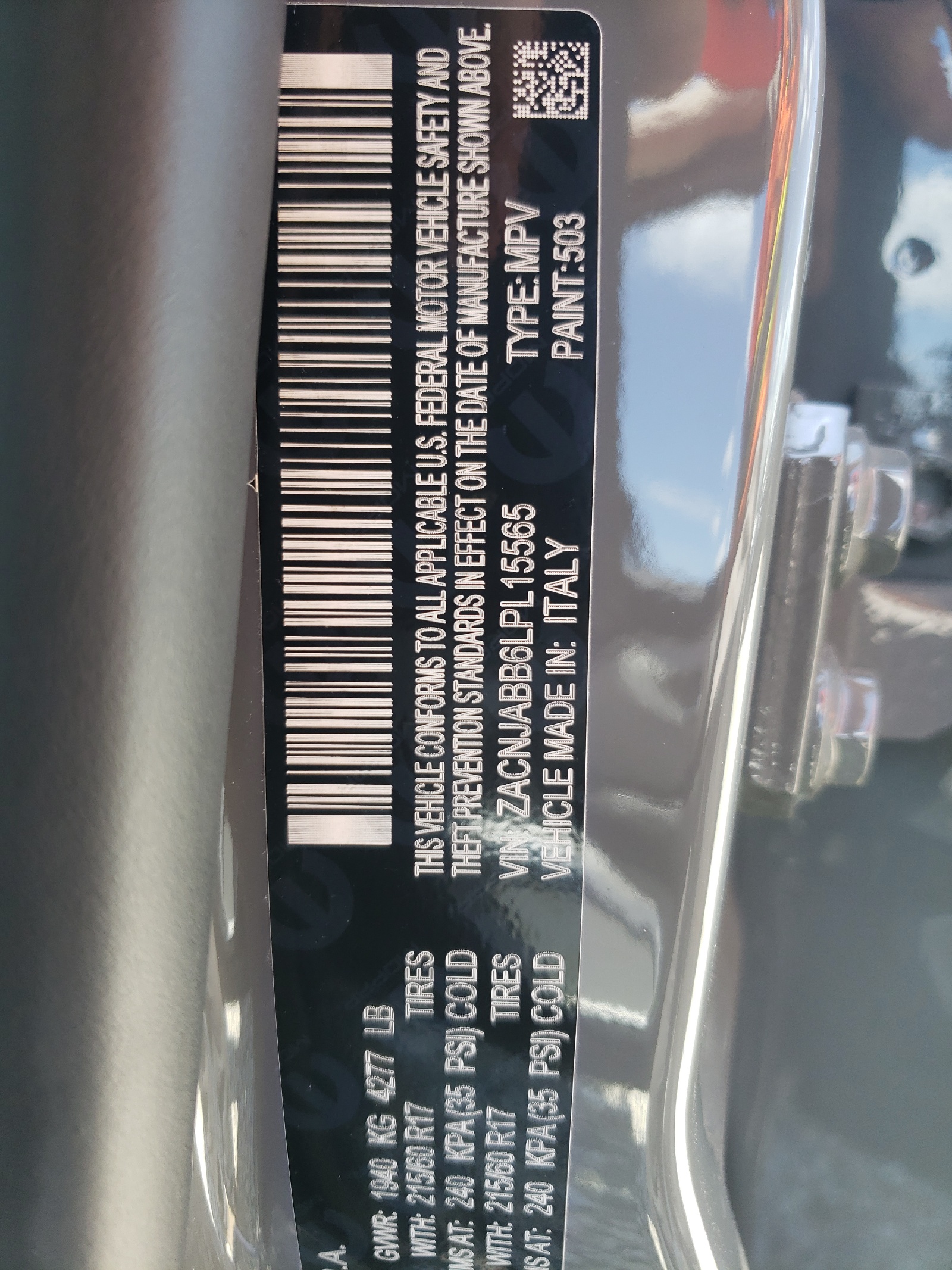 ZACNJABB6LPL15565 2020 Jeep Renegade Latitude