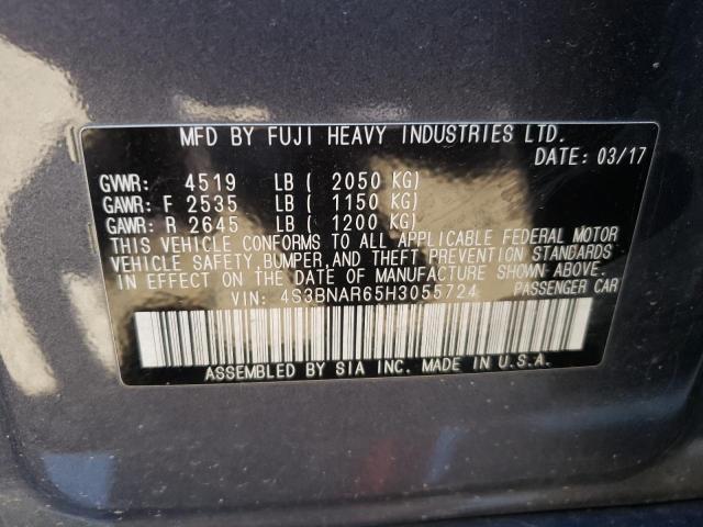 2017 SUBARU LEGACY SPO 4S3BNAR65H3055724
