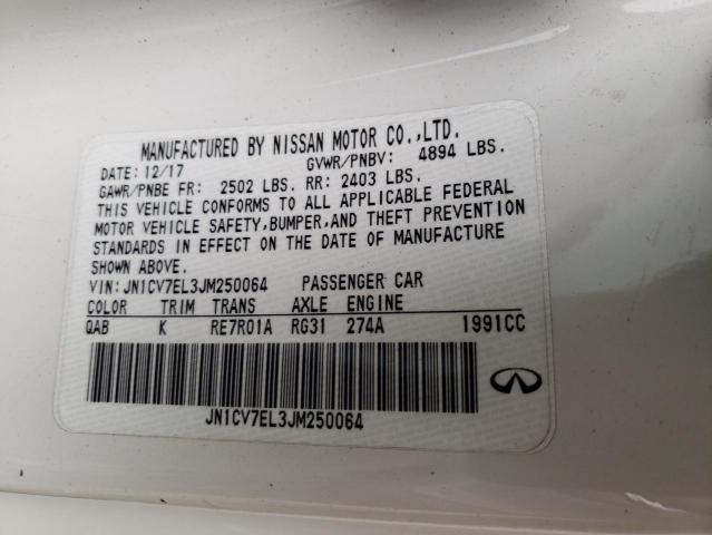 2018 INFINITI Q60 PURE JN1CV7EL3JM250064