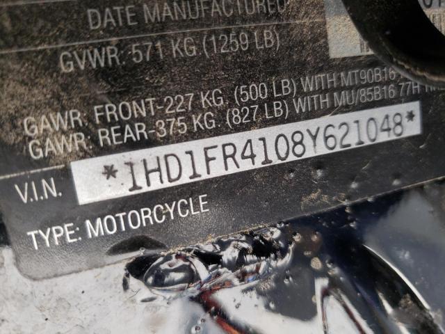 2008 HARLEY-DAVIDSON FLHRC 1HD1FR4108Y621048