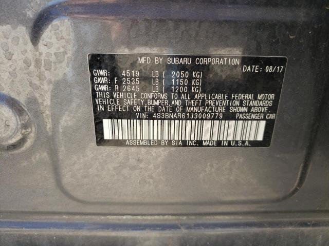 2018 SUBARU LEGACY SPO 4S3BNAR61J3009779