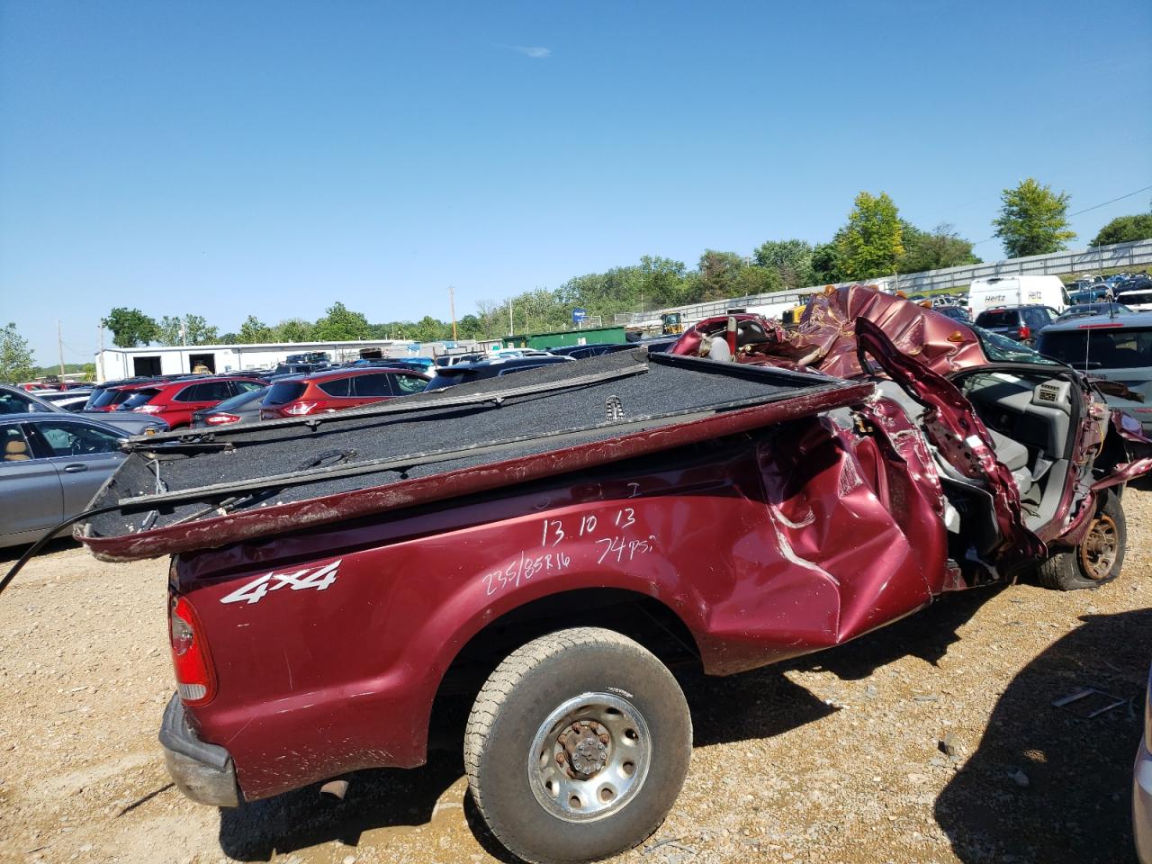 2004 Ford F250 Super Duty VIN: 1FTNW21L84EE05377 Lot: 46290392