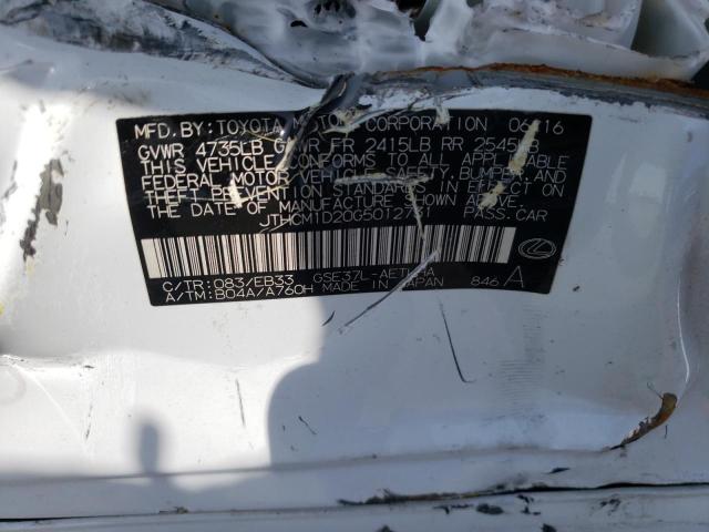 2016 LEXUS IS300 JTHCM1D20G5012731