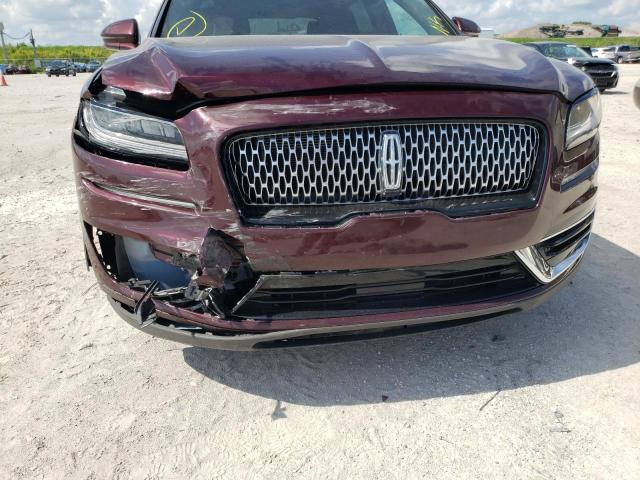2019 LINCOLN NAUTILUS 2LMPJ6J91KBL13331
