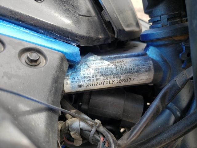 2020 YAMAHA MT-03 MH3RH20YXLK003077