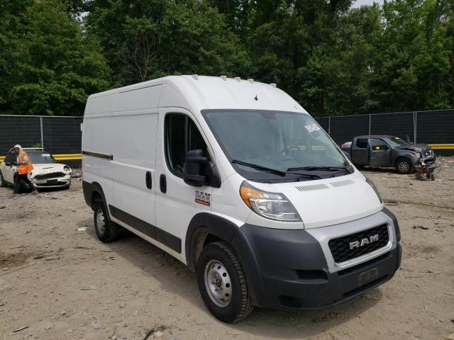 Salvage cars for sale from Copart Waldorf, MD: 2020 Dodge RAM Promaster