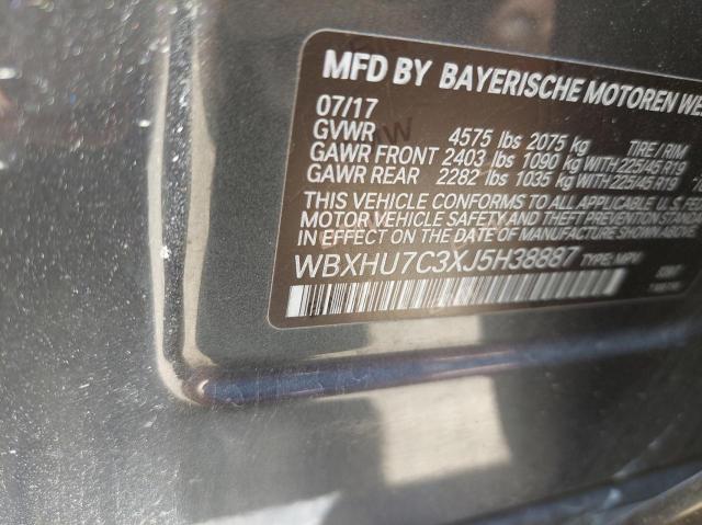 2018 BMW X1 SDRIVE2 - WBXHU7C3XJ5H38887