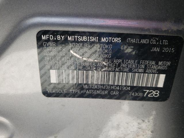 2015 MITSUBISHI MIRAGE DE ML32A3HJ3FH041904