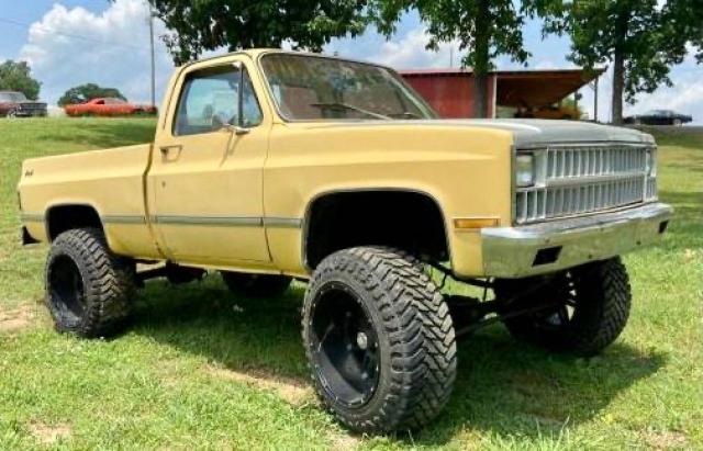 Salvage cars for sale from Copart Madisonville, TN: 1982 Chevrolet K10