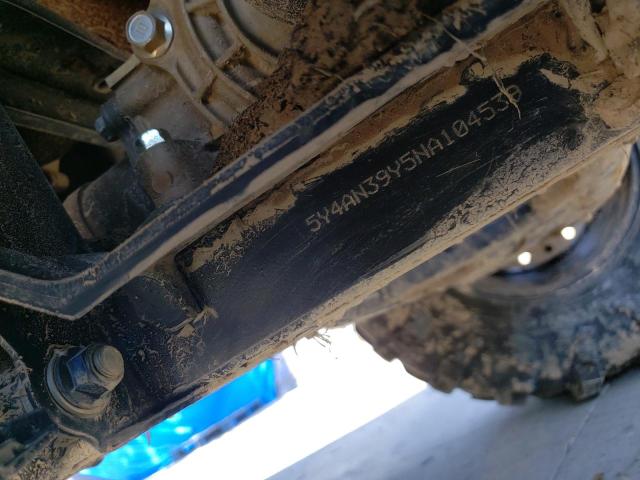 2022 YAMAHA YXE1000 5Y4AN39Y5NA104539