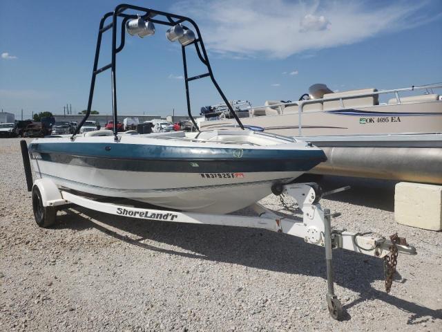 Salvage boats for sale at Haslet, TX auction: 1996 Blue Wave Boat