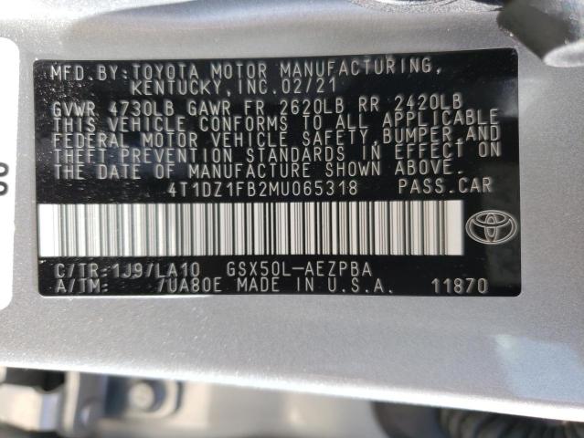 2021 TOYOTA AVALON LIM 4T1DZ1FB2MU065318