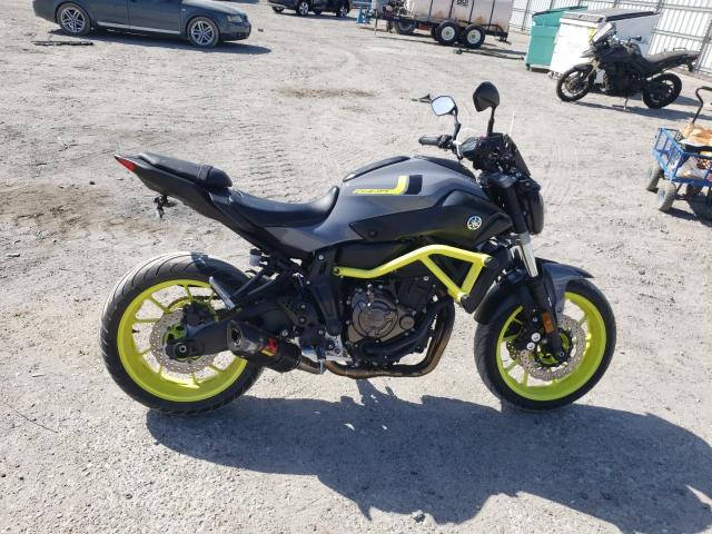 Salvage cars for sale from Copart Van Nuys, CA: 2016 Yamaha FZ07 C