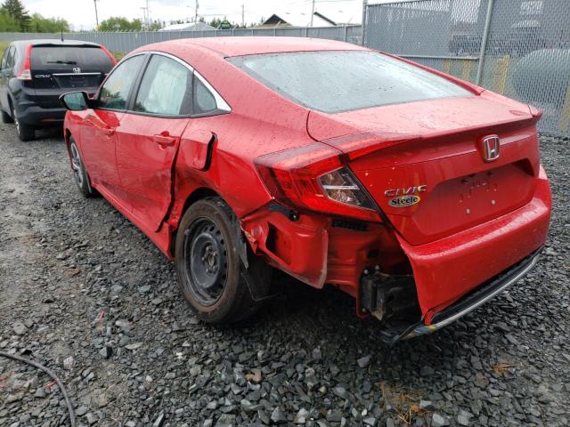  HONDA CIVIC 2020 Красный
