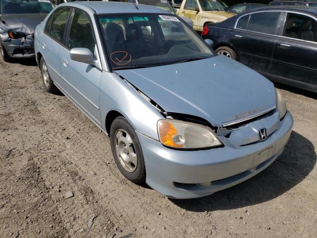 Salvage cars for sale from Copart Arlington, WA: 2003 Honda Civic Hybrid