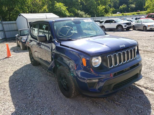 Salvage cars for sale from Copart Hurricane, WV: 2019 Jeep Renegade S