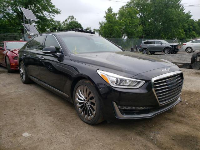 Salvage cars for sale from Copart Marlboro, NY: 2018 Genesis G90 Premium