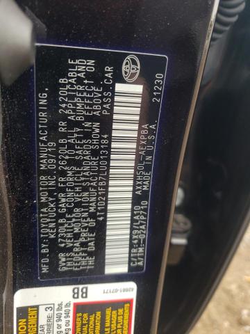 2020 TOYOTA AVALON LIM 4T1D21FB7LU013184