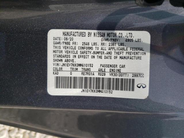 2021 INFINITI Q60 LUXE JN1EV7KK0MM410152