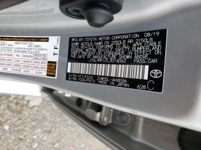 2020 TOYOTA PRIUS LE JTDL9RFU7L3014062