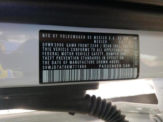 2019 VOLKSWAGEN BEETLE SE 3VWJD7AT6KM711869
