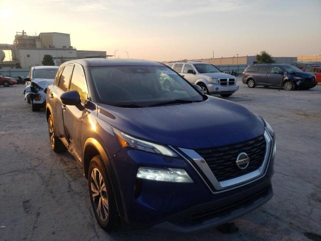 Salvage cars for sale from Copart Tulsa, OK: 2021 Nissan Rogue SV