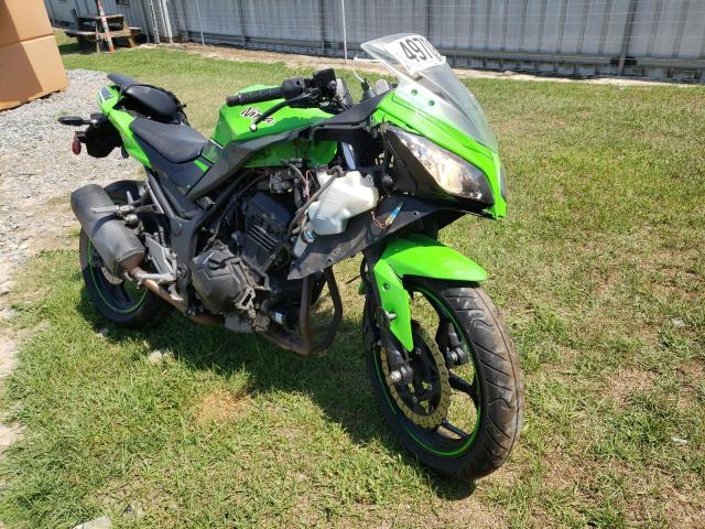 Salvage motorcycles for sale at Tifton, GA auction: 2013 Kawasaki EX300 A