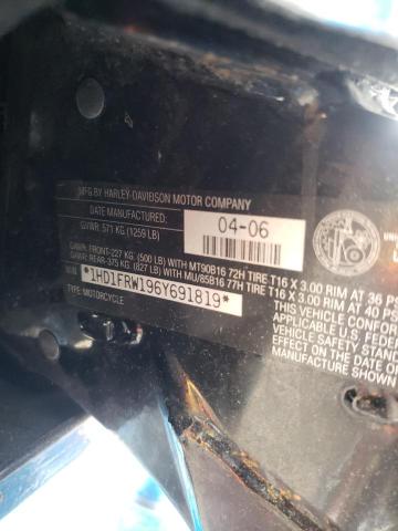 2006 HARLEY-DAVIDSON FLHRCI 1HD1FRW196Y691819
