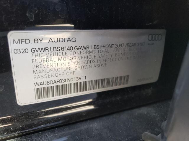 2020 AUDI A8 L WAU8DAF83LN013811