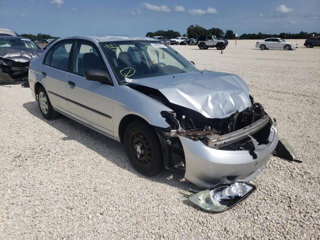 Salvage cars for sale from Copart Arcadia, FL: 2005 Honda Civic DX
