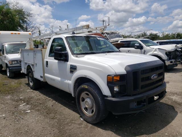 Salvage cars for sale from Copart West Palm Beach, FL: 2008 Ford F350 SRW S