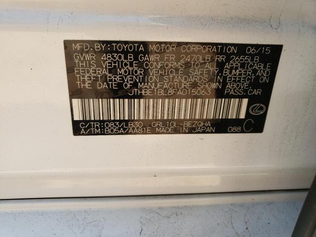 2015 LEXUS GS350 JTHBE1BL8FA015063