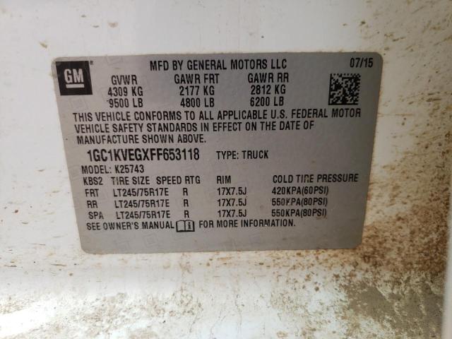 2015 CHEVROLET 2500 1GC1KVEGXFF653118