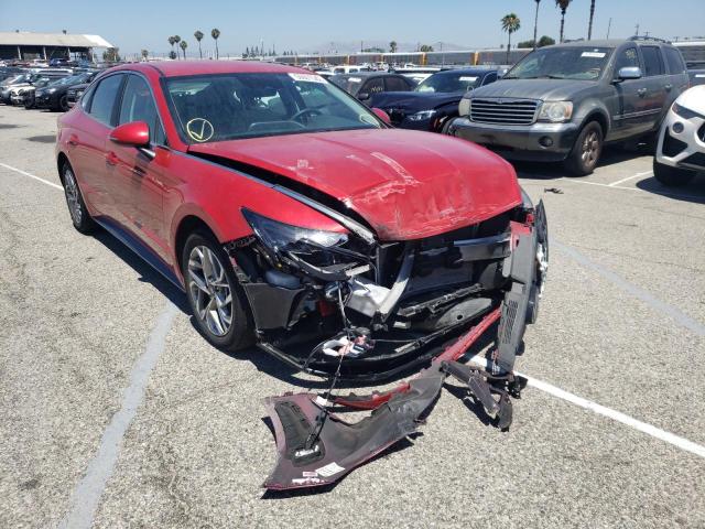 Salvage cars for sale from Copart Van Nuys, CA: 2021 Hyundai Sonata SEL