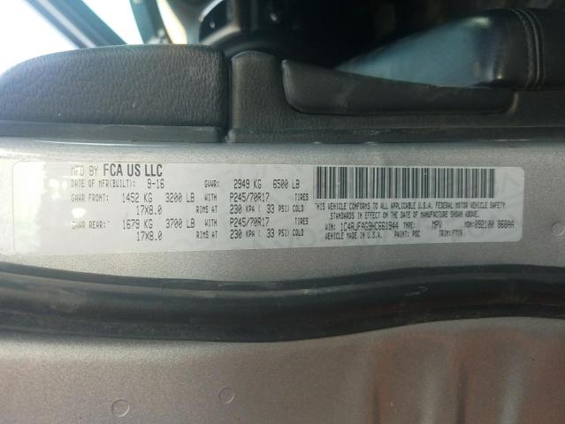 2017 JEEP GRAN CHER 1C4RJFAG9HC661944