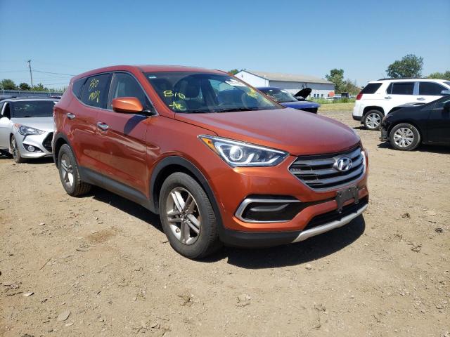 Salvage cars for sale from Copart Columbia Station, OH: 2017 Hyundai Santa FE S