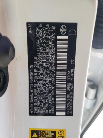 2016 TOYOTA MIRAI JTDBVRBDXGA000767