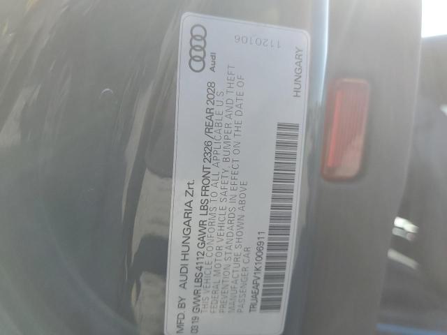 2019 AUDI TT - TRUAEAFV1K1006911